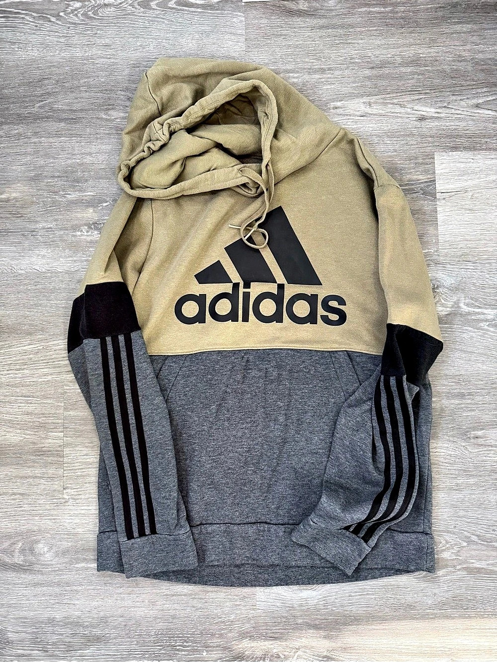 adidas Essentials Colorblock Hoodie Men's Color Block Hoodie Large